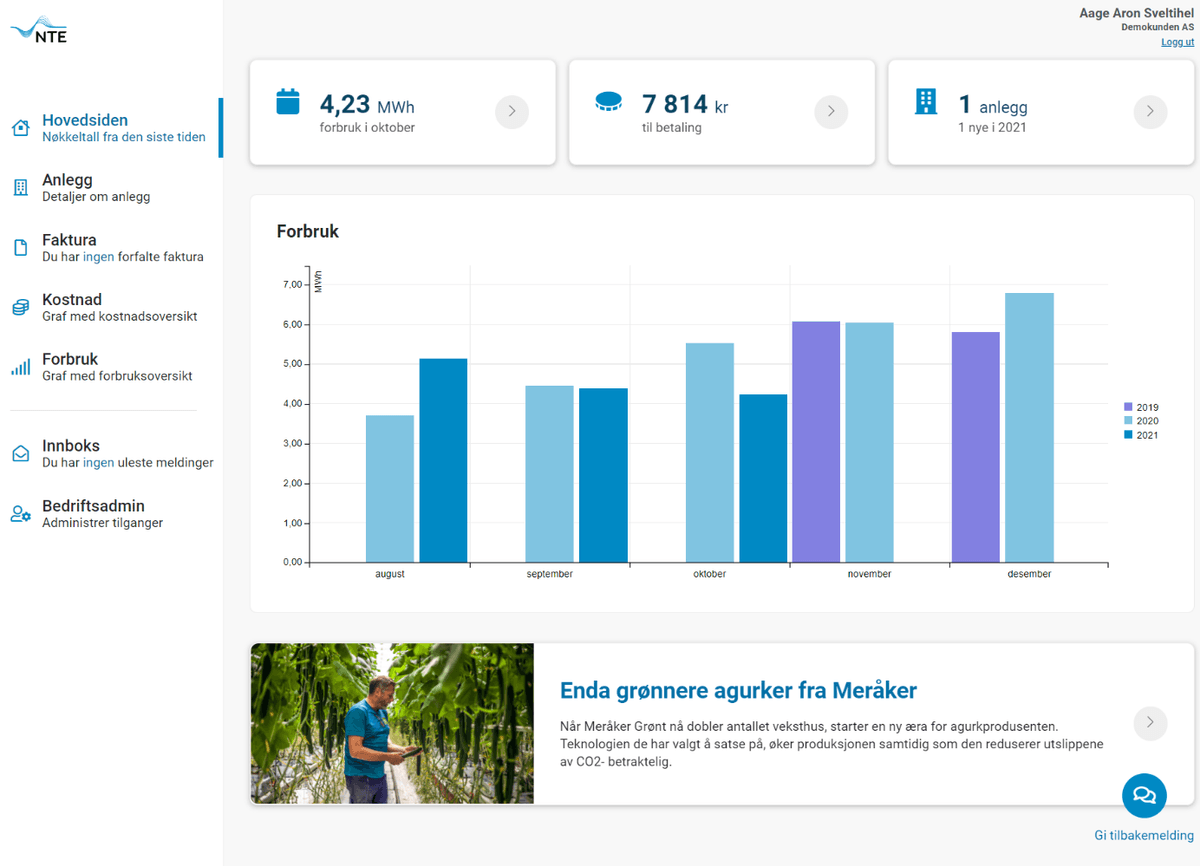 framside - Bedriftsportalen