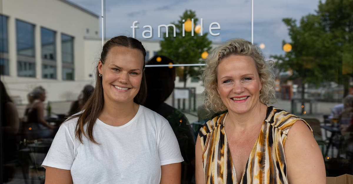 Silje og Lise To blide damer