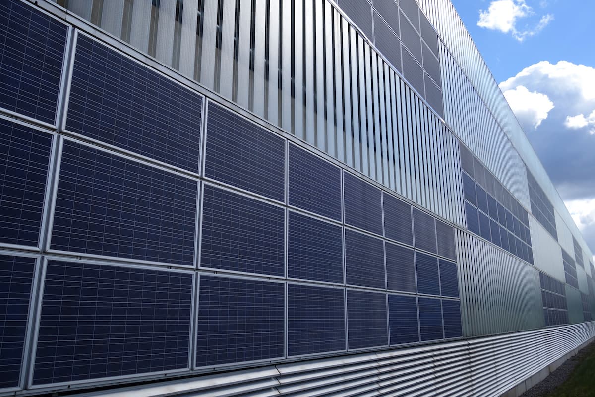 solceller på fasade Solceller på fasade