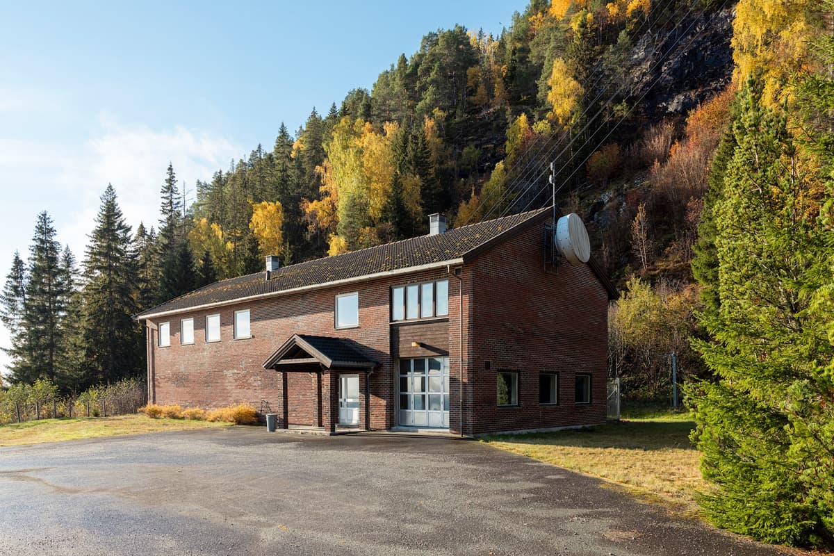 Inngangsport til Mosvik kraftverk Inngangsport til Mosvik kraftverk