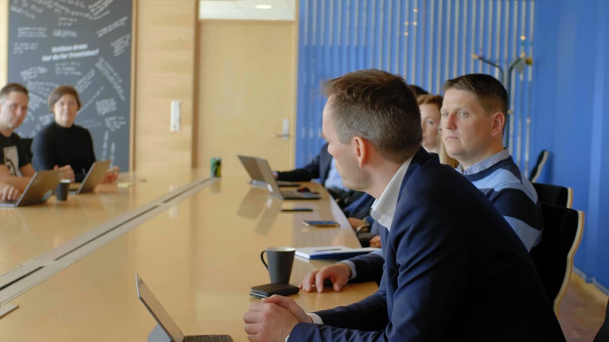 Tavle i styrerom Tavle i styrerom