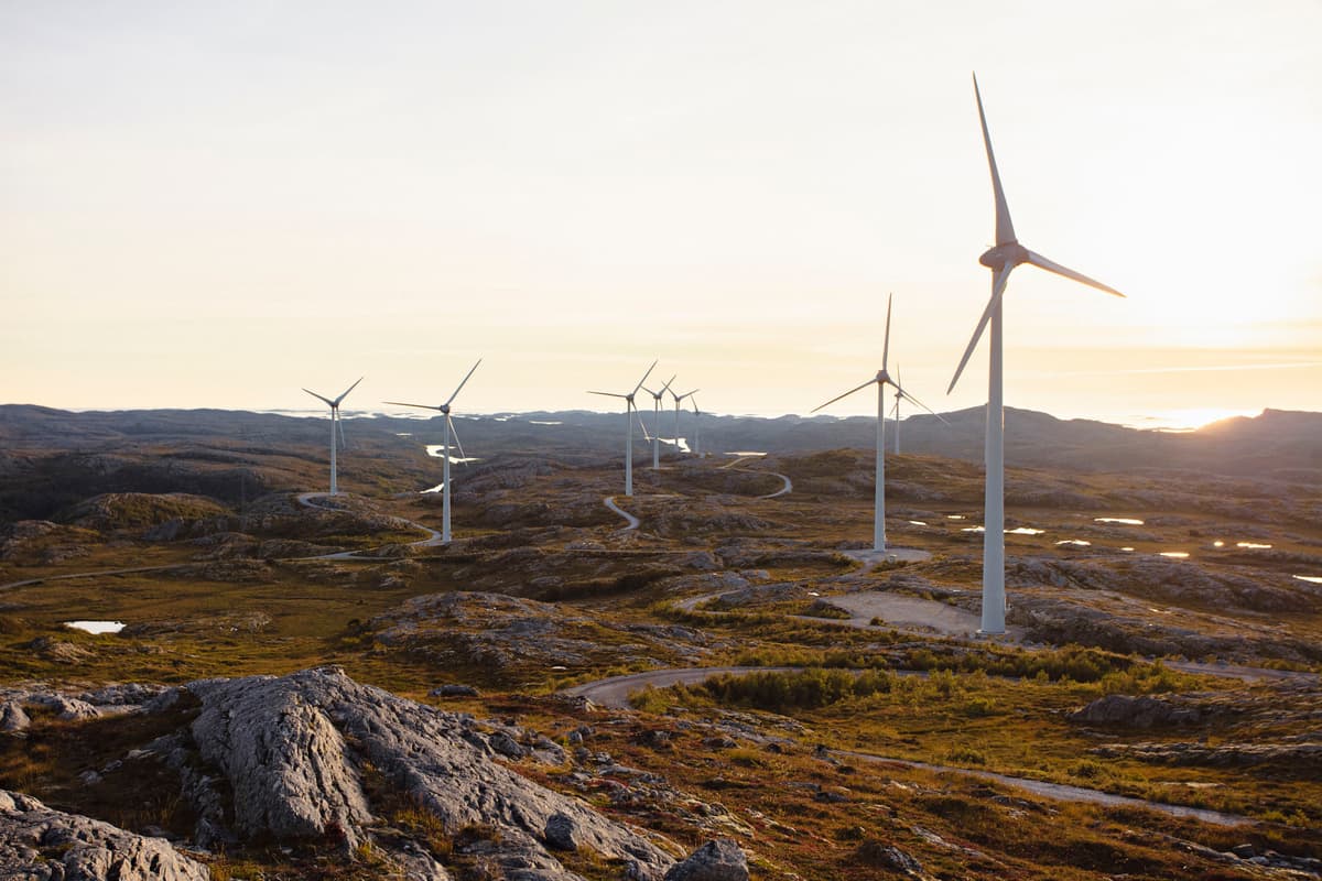 Vindmøller Vindmøller. Fotograf: Lykt Foto og Film