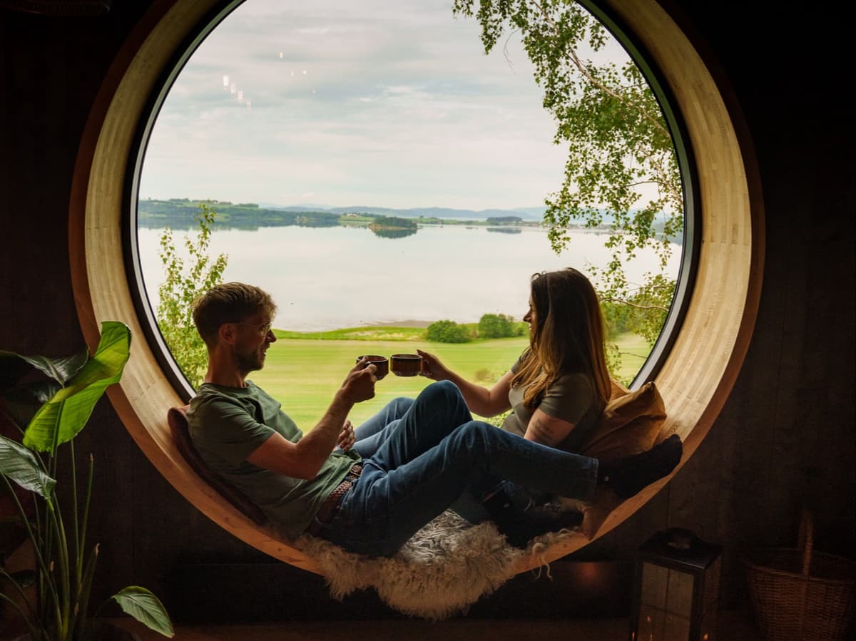 Utsikt fra Fuglekassehytta, Vestigården