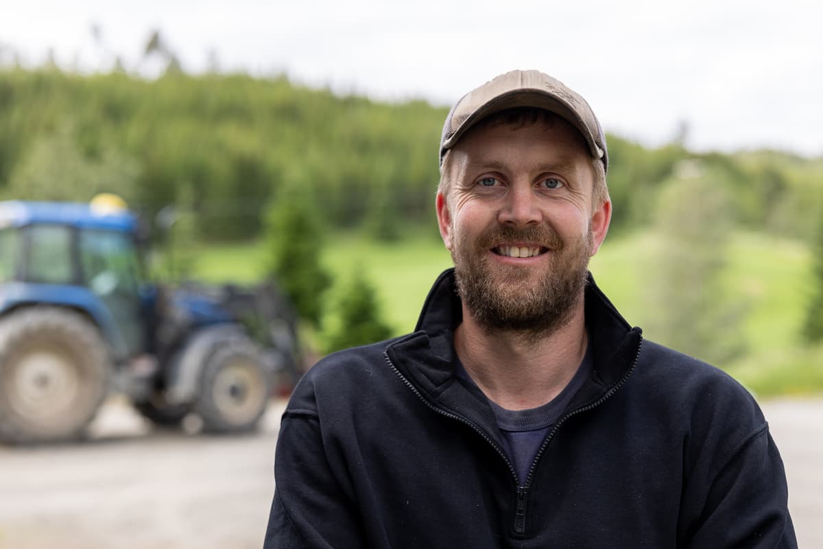 Torbjørn Ekle, kufjøs i Åsen Torbjørn Ekle, kufjøs i Åsen